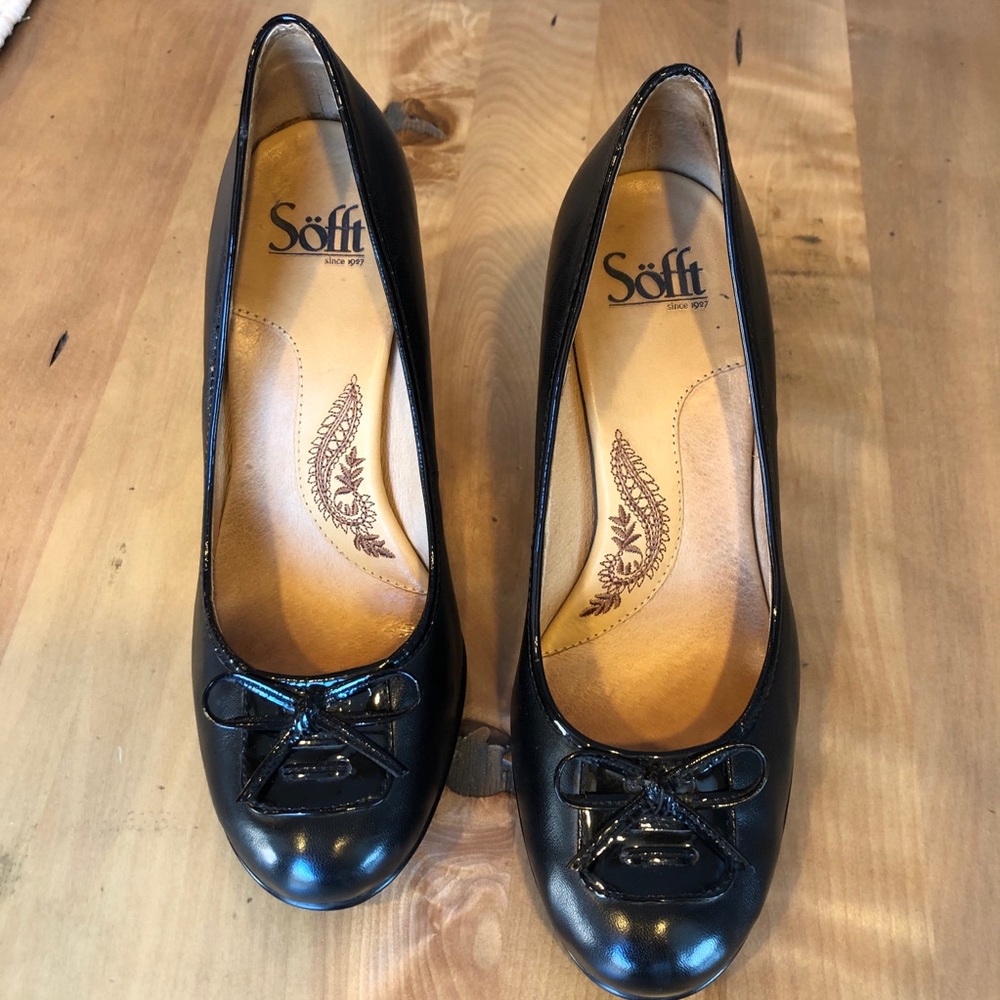 Sofft Heels Size 7 Black